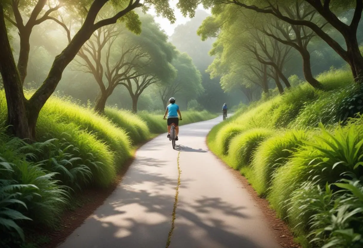Elcykelmotion illustration