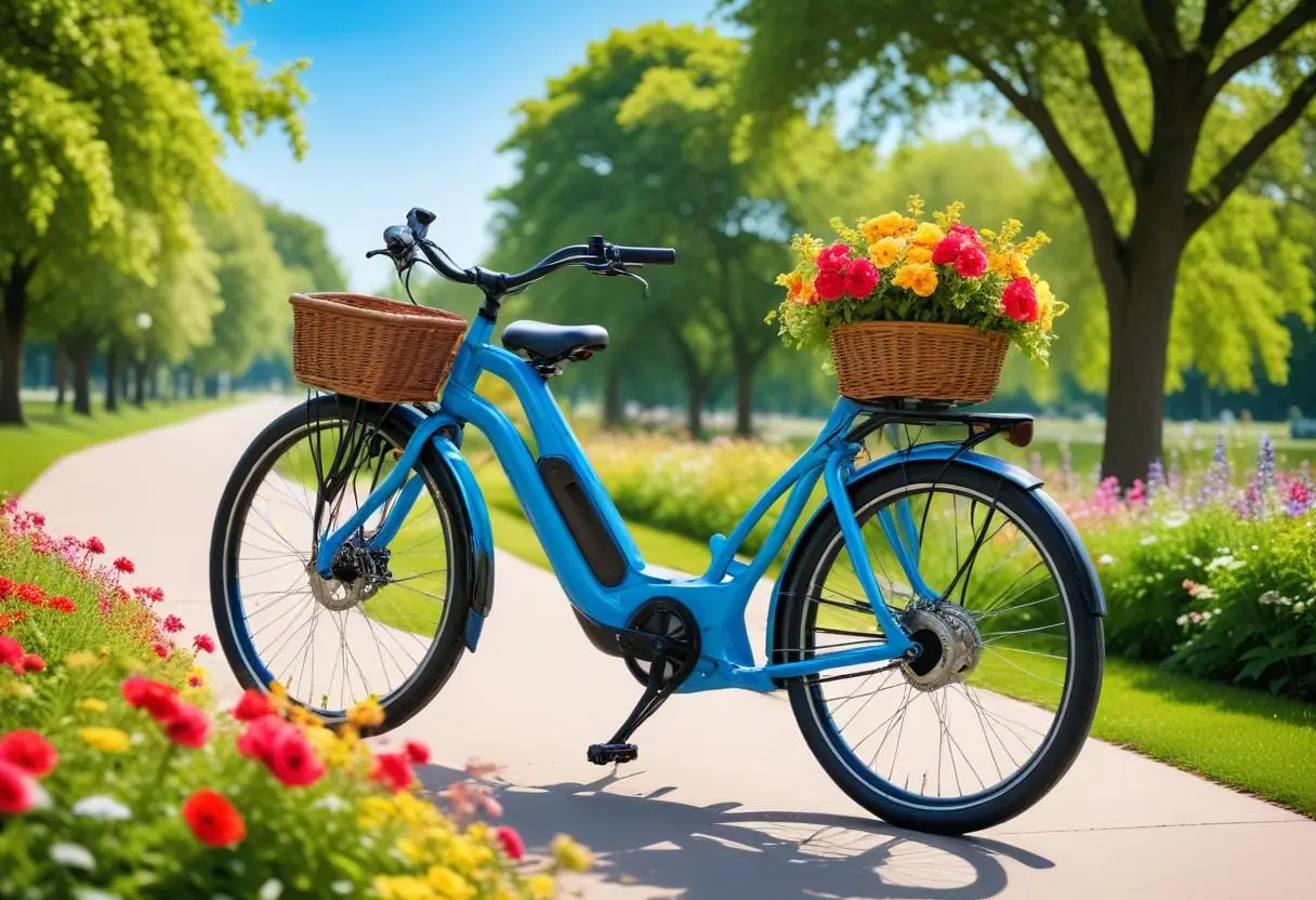 Kolla in Monark elcykel illustration